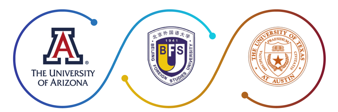 Logos de Arizona, BFSU y Texas