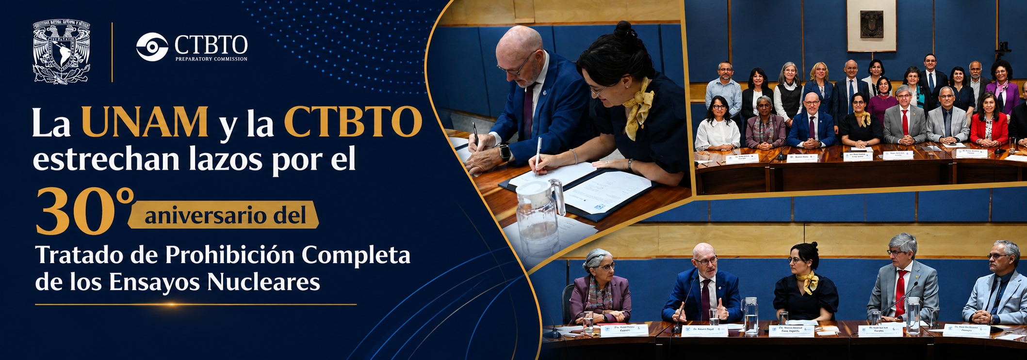 UNAM y CTBTO en el 30 aniversario